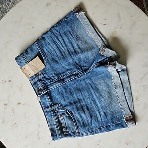 Madewell High Rise Denim Shorts Lavista Wash